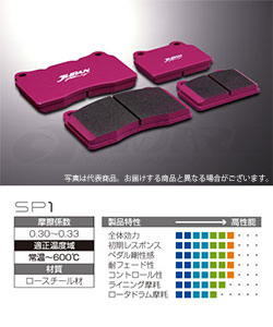 JURAN RACING(ジュラン) スポーツ用ブレーキパッド SP1