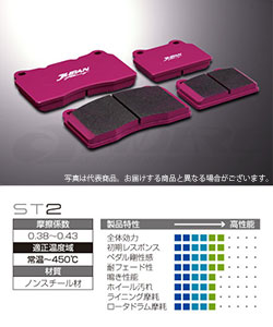 JURAN RACING(ジュラン) ストリート用ブレーキパッド ST2