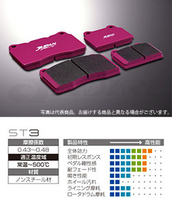 JURAN RACING(ジュラン) ストリート用ブレーキパッド ST3