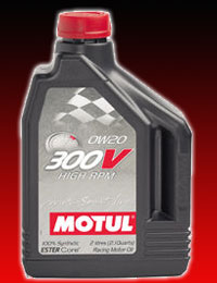 MOTUL 300V(モチュール300V)オイルシリーズ 300V HIGH RPM 0W20