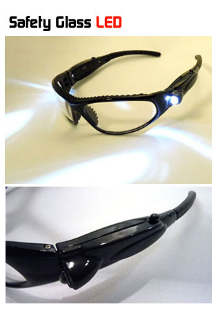 5Zigen safetyglass セーフティグラス(保護用メガネ)　LEDモデル