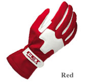 FET SPORTS　3D LIGHT WEIGHT GLOVE　レーシンググローブ　レッド/ホワイト