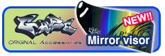 ゲイズ (GAZE)　ミラーバイザー(mirror visor)販売　アンダーレ 商品カタログ