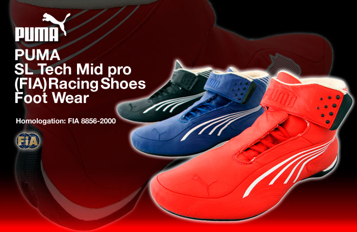 プーマ(PUMA)　レーシングシューズ　SL テック ミッド プロ(SL Tech Mid pro (FIA) Racing Shoes)