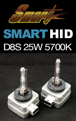HIDバルブ スマート D8S 25W 5700k 純正交換バルブ